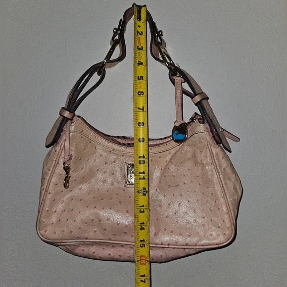 Dooney & Bourke Ostrich Bag (Pink) - Picture 15 of 16